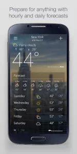 Yahoo Weather app screenshot 2