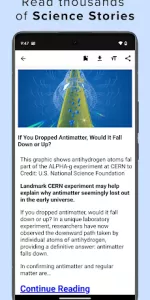 Science News Daily app screenshot 1