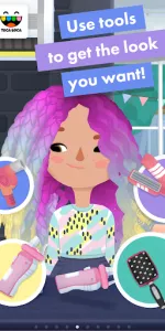 Toca Hair Salon 3 app screenshot 1