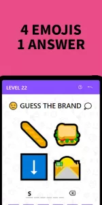 Guess the Brand by Emojis Quiz app screenshot 13