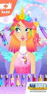 Girls Hair Salon Unicorn app screenshot 1