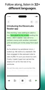 Reader by ElevenLabs app screenshot 3