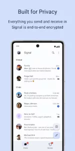 Signal Private Messenger app screenshot 1