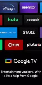 Google TV app screenshot 1