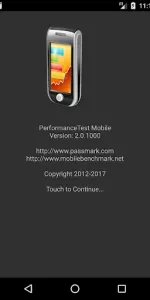 PassMark PerformanceTest app screenshot 1
