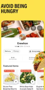 Postmates  app screenshot 3