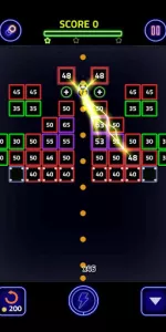 Brick Breaker Glow app screenshot 20