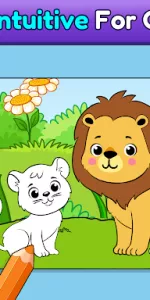 Coloring games for kids app screenshot 19