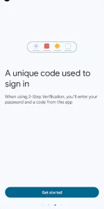 Google Authenticator app screenshot 3