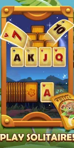 Tiki Solitaire TriPeaks app screenshot 1