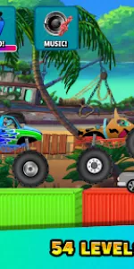 Monster Trucks Dinosaur 4 Kids app screenshot 24