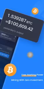 Bitcoin mining  app screenshot 2