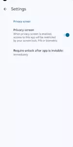 Google Authenticator app screenshot 7