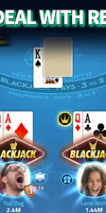 House of Blackjack 21 app screenshot 1