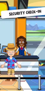 My Town Airport games for kids app screenshot 13