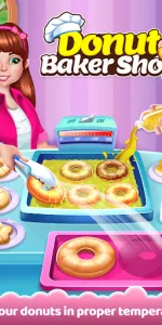 Donut Maker Bake Cooking Games app screenshot 18