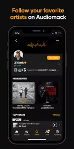 Audiomack app screenshot 20