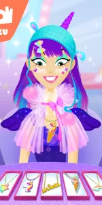 Girls Hair Salon Unicorn app screenshot 14