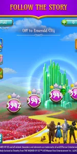 The Wizard of Oz Magic Match 3 app screenshot 17