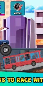 Monster Trucks Dinosaur 4 Kids app screenshot 23