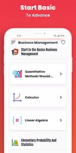 Learn Business Management app screenshot 3