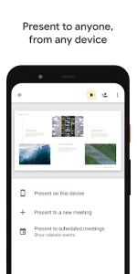 Google Slides app screenshot 3