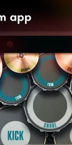 Real Drum electronic drums set app screenshot 1