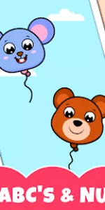 ABC Kids Balloon Popping Games app screenshot 1