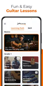 Justin Guitar Lessons & Songs app screenshot 2