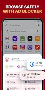 Opera Mini app screenshot 3