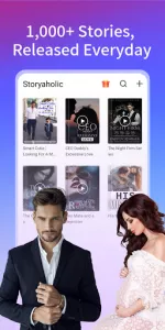 Storyaholic app screenshot 1