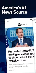 ABC News app screenshot 1