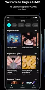 Tingles ASMR app screenshot 1