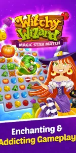 Witchy Wizard Match 3 Games app screenshot 1