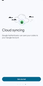 Google Authenticator app screenshot 4