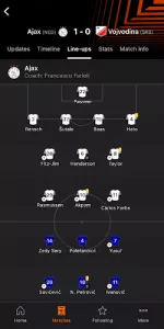 UEFA Europa League Official app screenshot 4