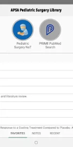 APSA Pediatric Surgery Library app screenshot 6