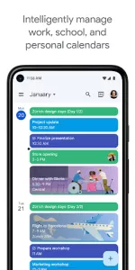 Google Calendar app screenshot 1