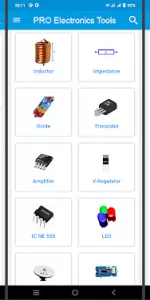 PRO Electronics Tools app screenshot 1