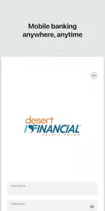 Desert Financial Mobile app screenshot 1