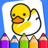 Coloring games for kids app icon