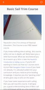 NauticEd Sailing app screenshot 4