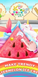 Unicorn Chef Ice Cooking Games app screenshot 5