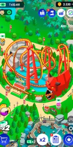 Idle Theme Park Tycoon app screenshot 5