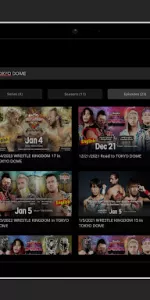 NJPW WORLD app screenshot 6
