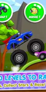 Monster Trucks Game for Kids 2 app screenshot 4