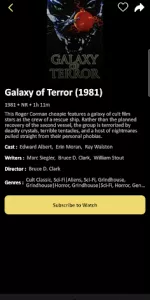 Scifi Movie Channel app screenshot 19