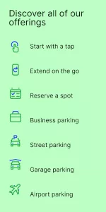 ParkMobile app screenshot 2