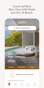 Marriott Bonvoy app screenshot 1