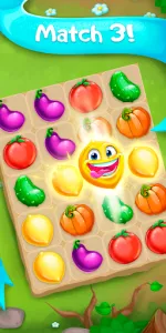 Funny Farm match 3 Puzzle game app screenshot 1